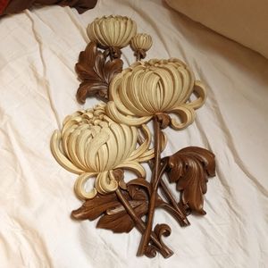 Vintage Floral Syroco Inc. Wall Decor